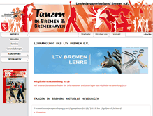 Tablet Screenshot of ltvbremen.de